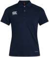 CN263F QA005707 Canterbury Ladies Club Dry Polo Shirt Navy colour image